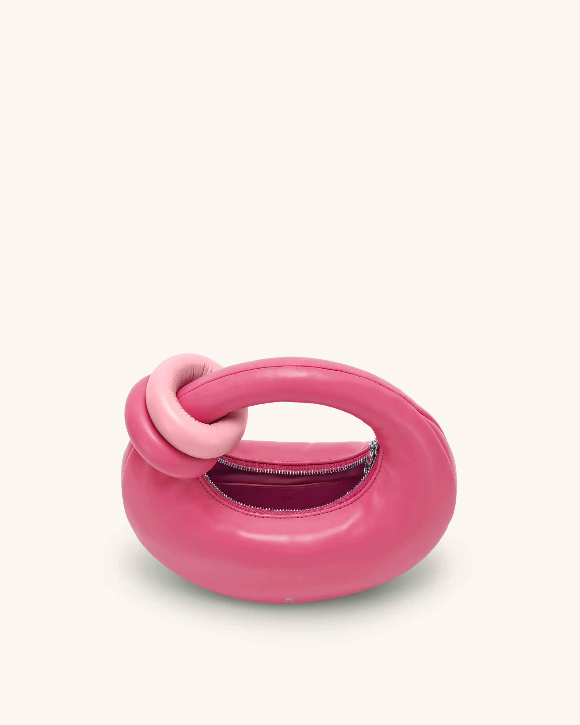 Abacus Top Handle Bag - Rose Red - Image 4