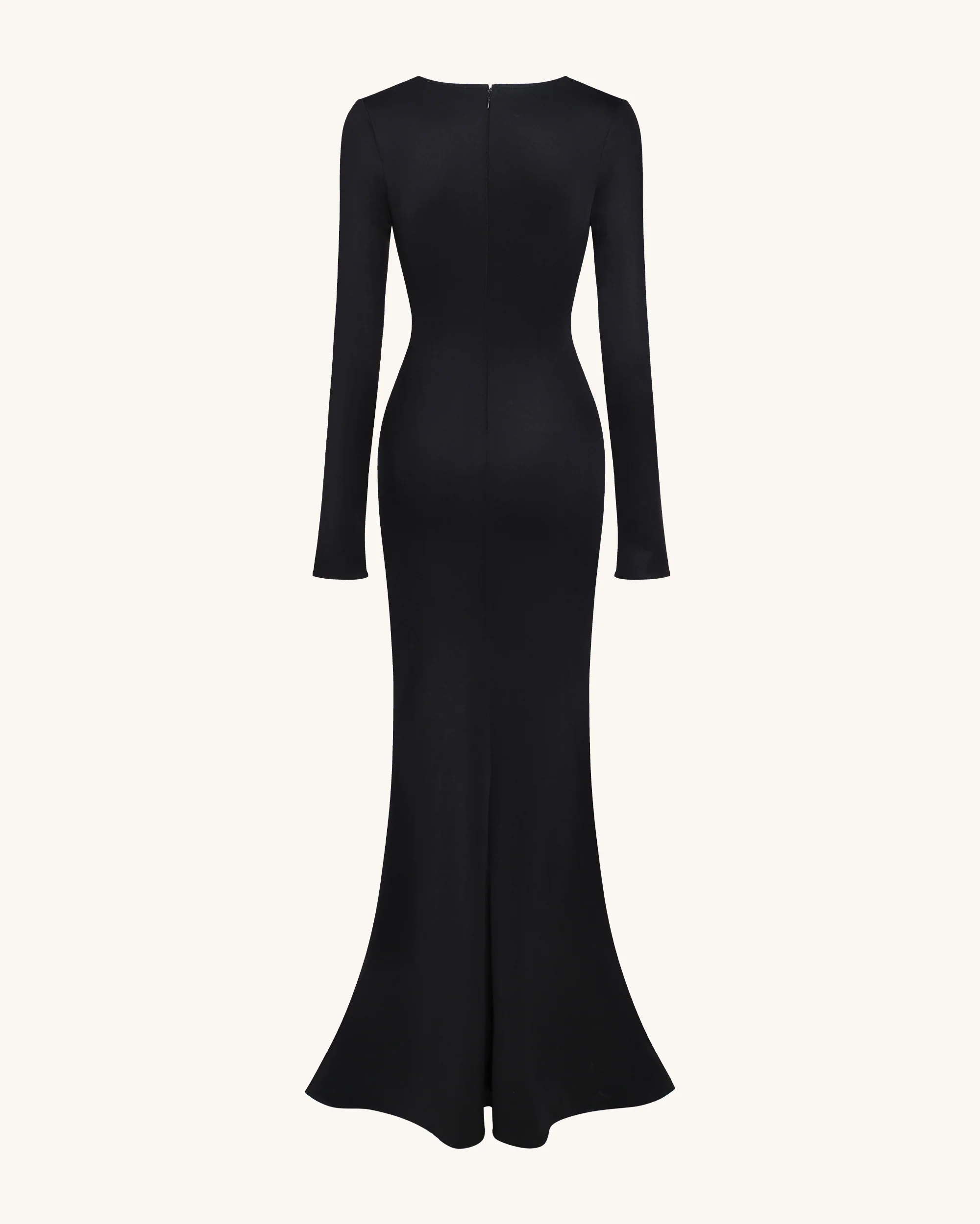 Ava Cutout Bodycon Gown - Black - Image 3