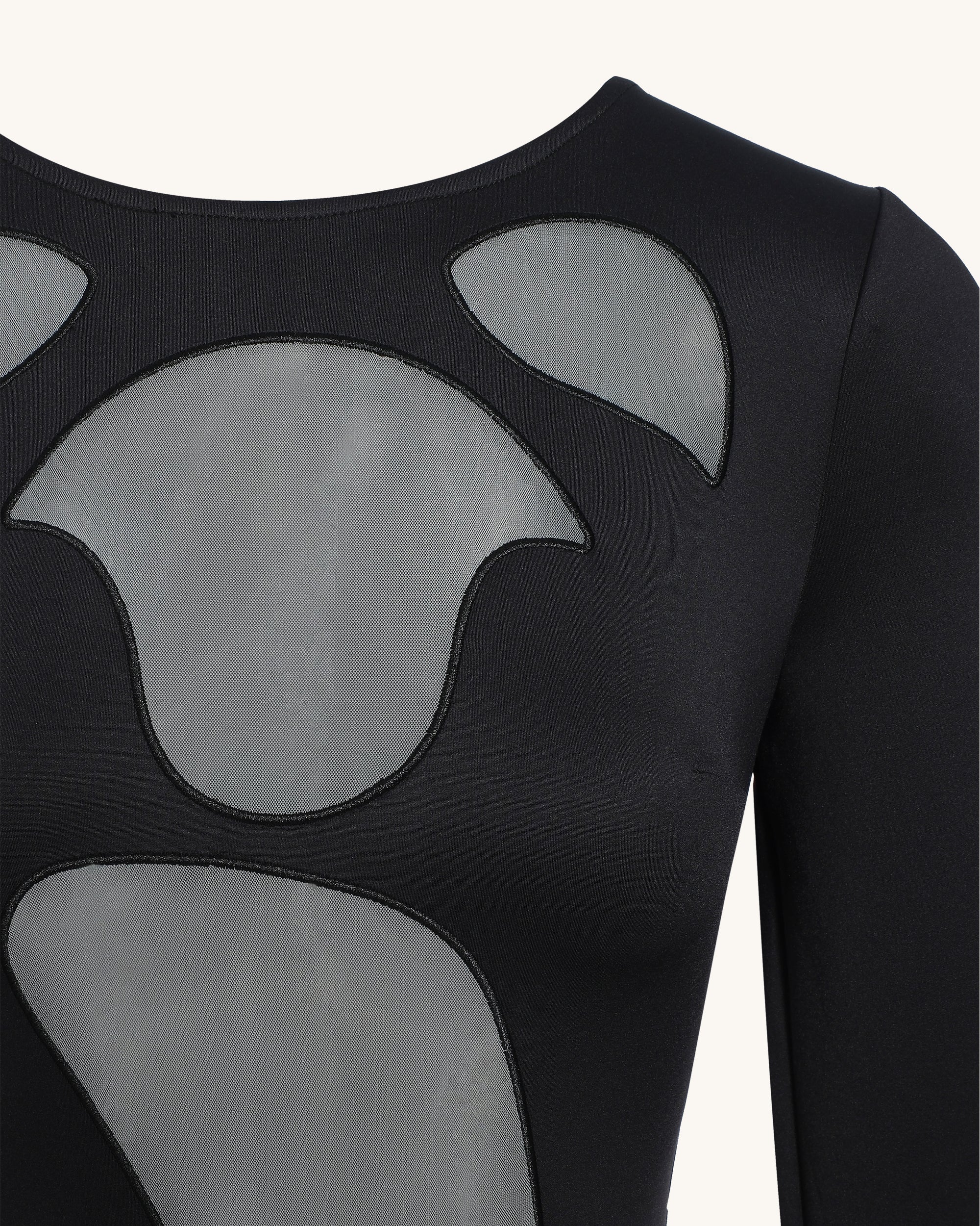 Ava Cutout Bodycon Gown - Black - Image 4