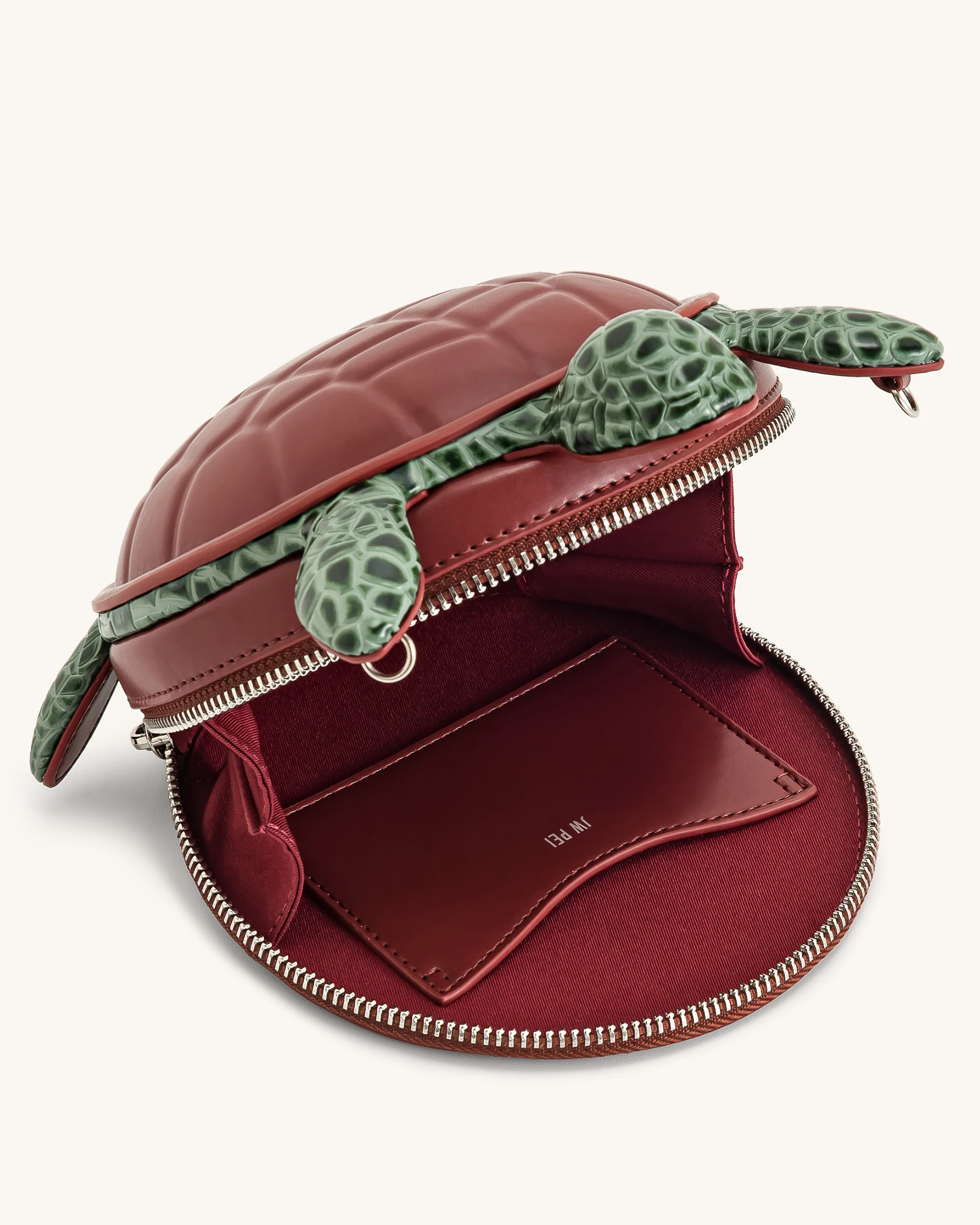 Ava Turtle Shape Handbag - Brown - Image 5