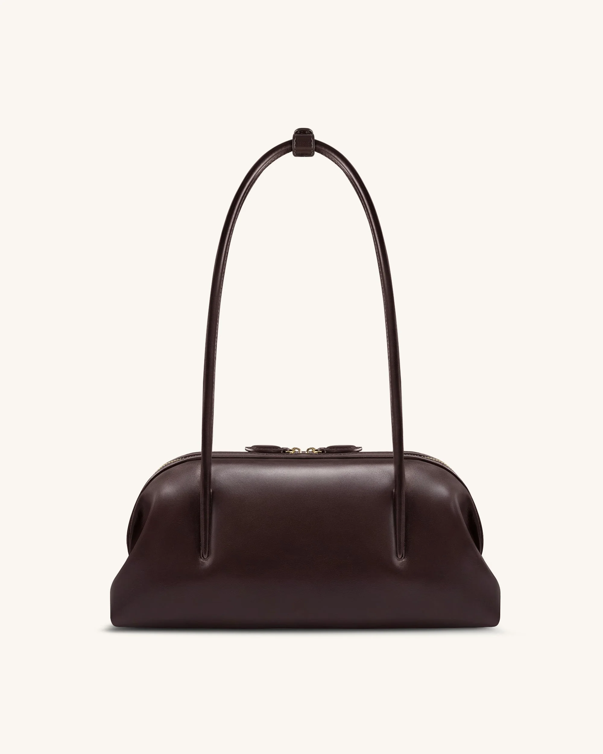 Aveline Shoulder Bag - Dark Brown - Image 3