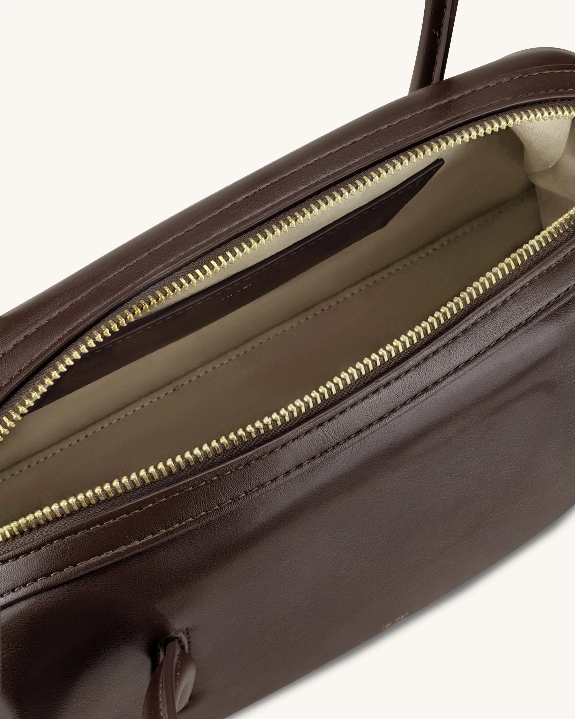Aveline Shoulder Bag - Dark Brown - Image 4