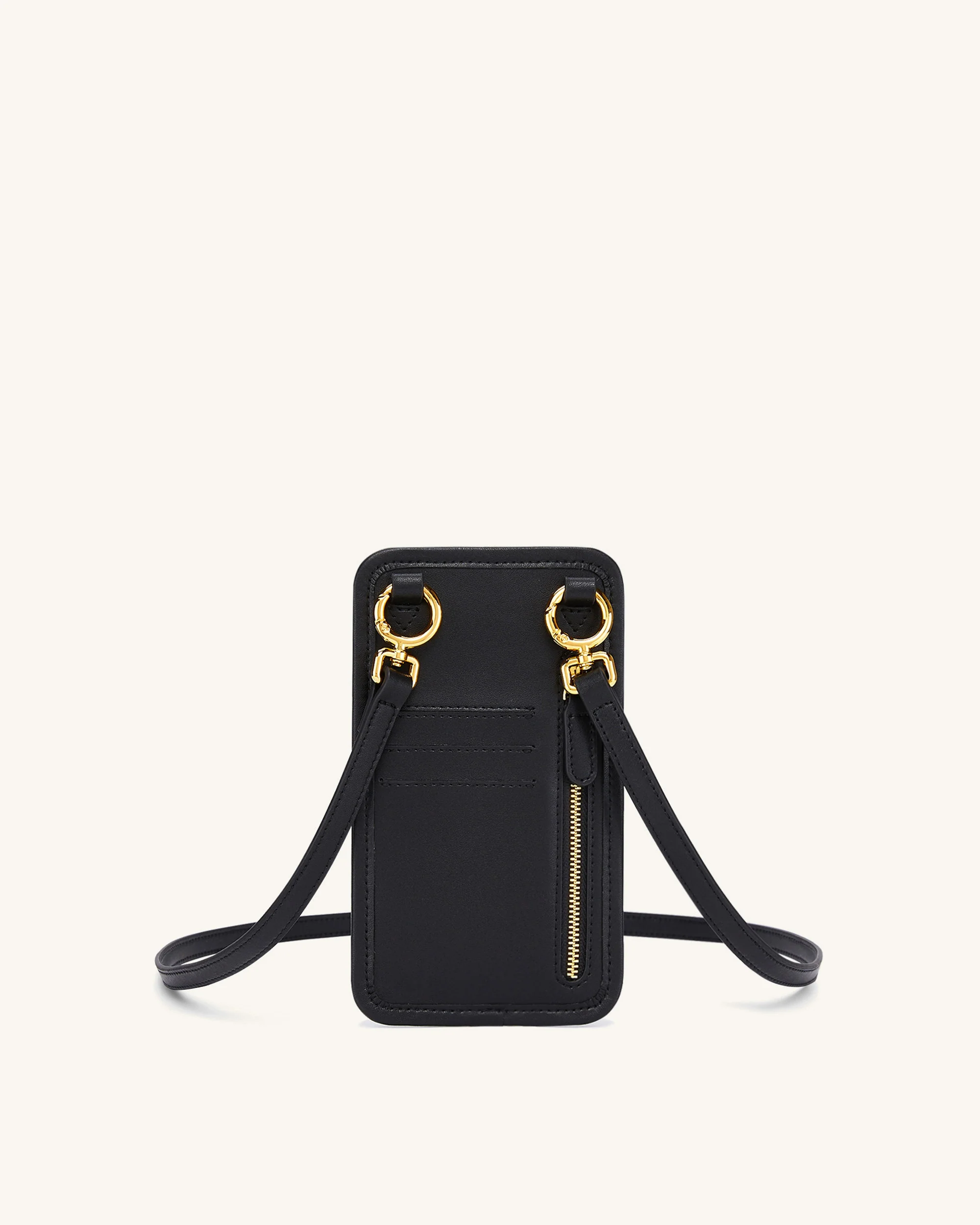 Aylin Canvas Phone Bag - Black - Image 3