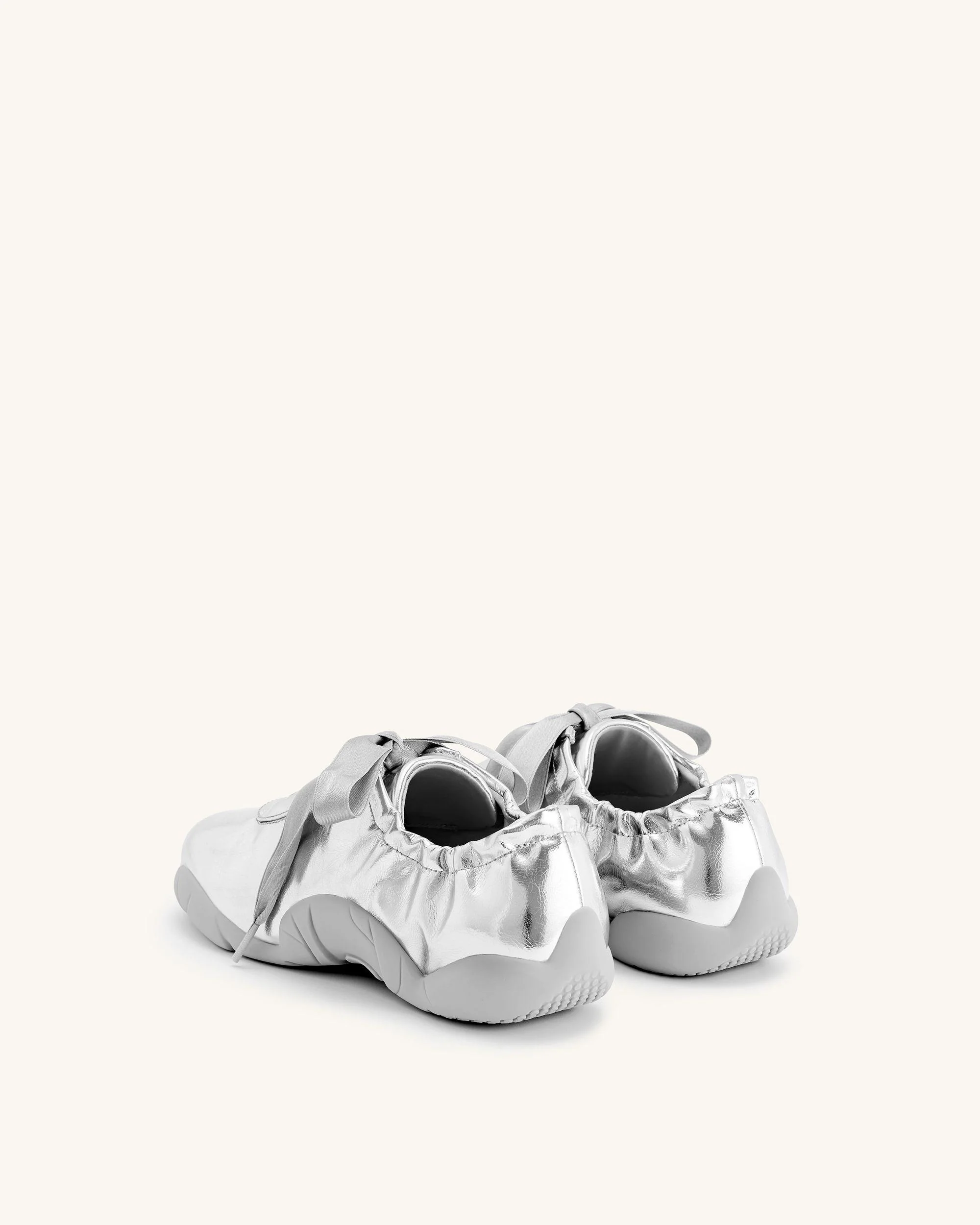 Flavia Ballerina Sneakers - Silver - Image 4