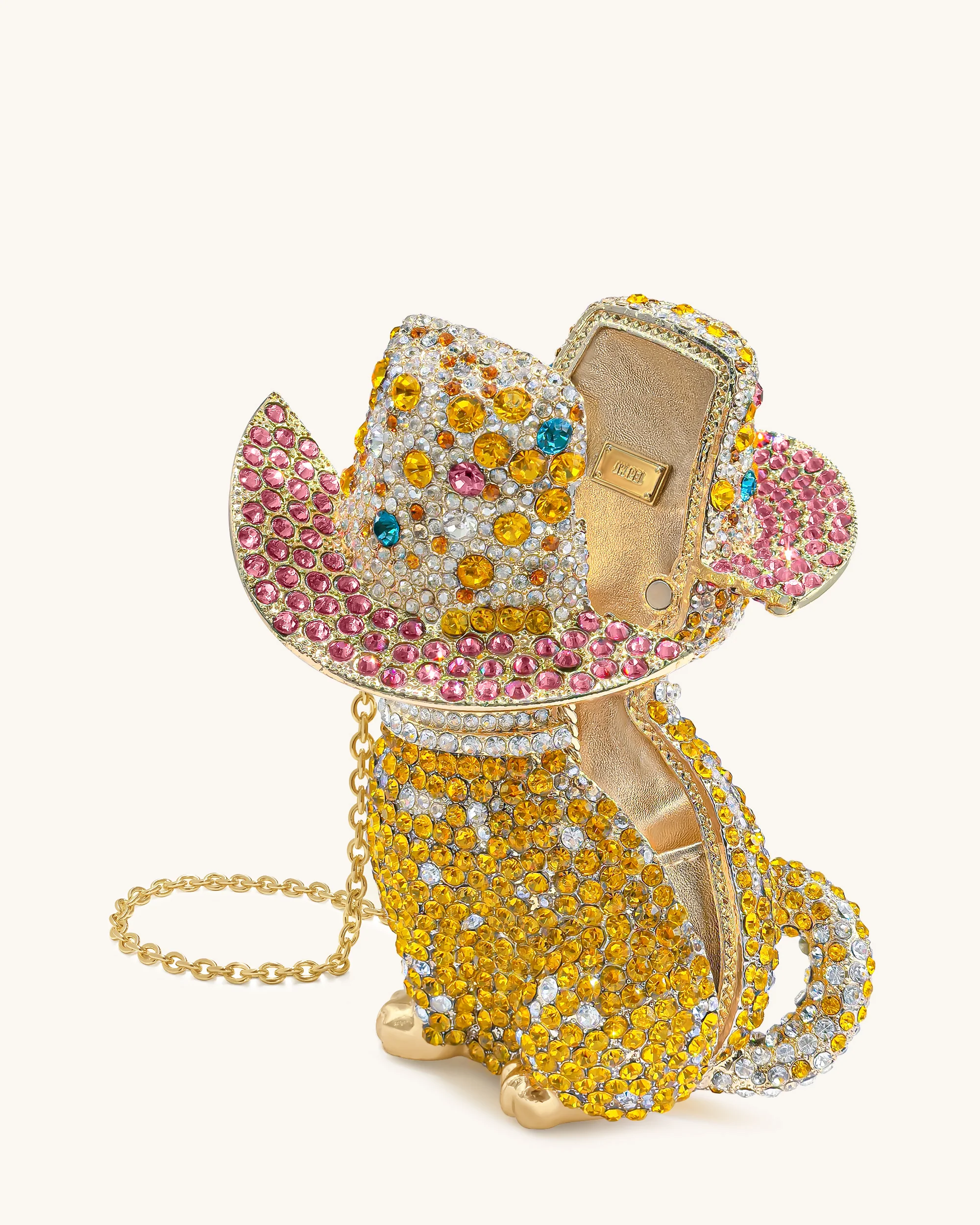 Glamorous Cat Clutch - Multicolor Gold - Image 3