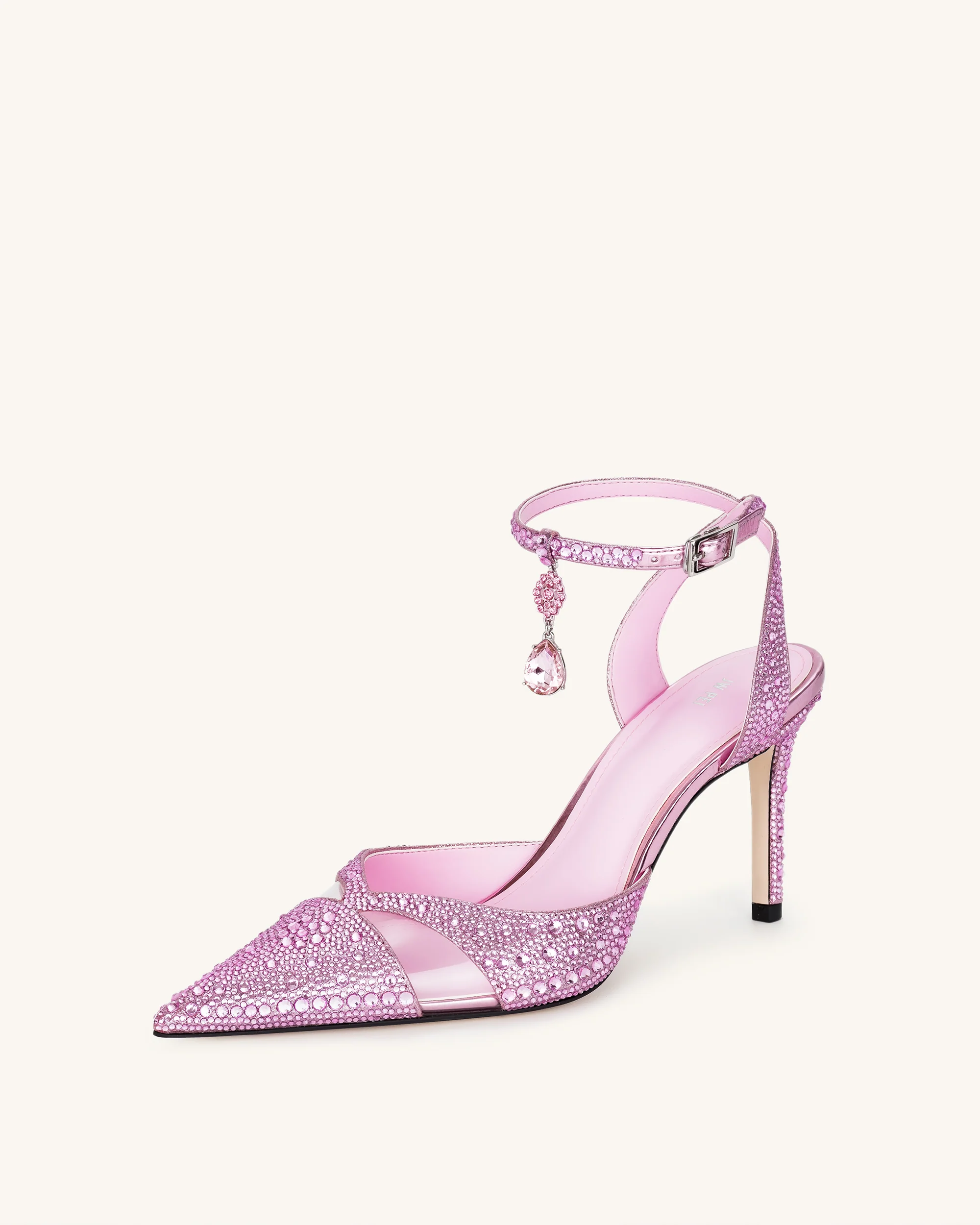 Haidi Artificial Crystal Pumps - Pink - Image 6