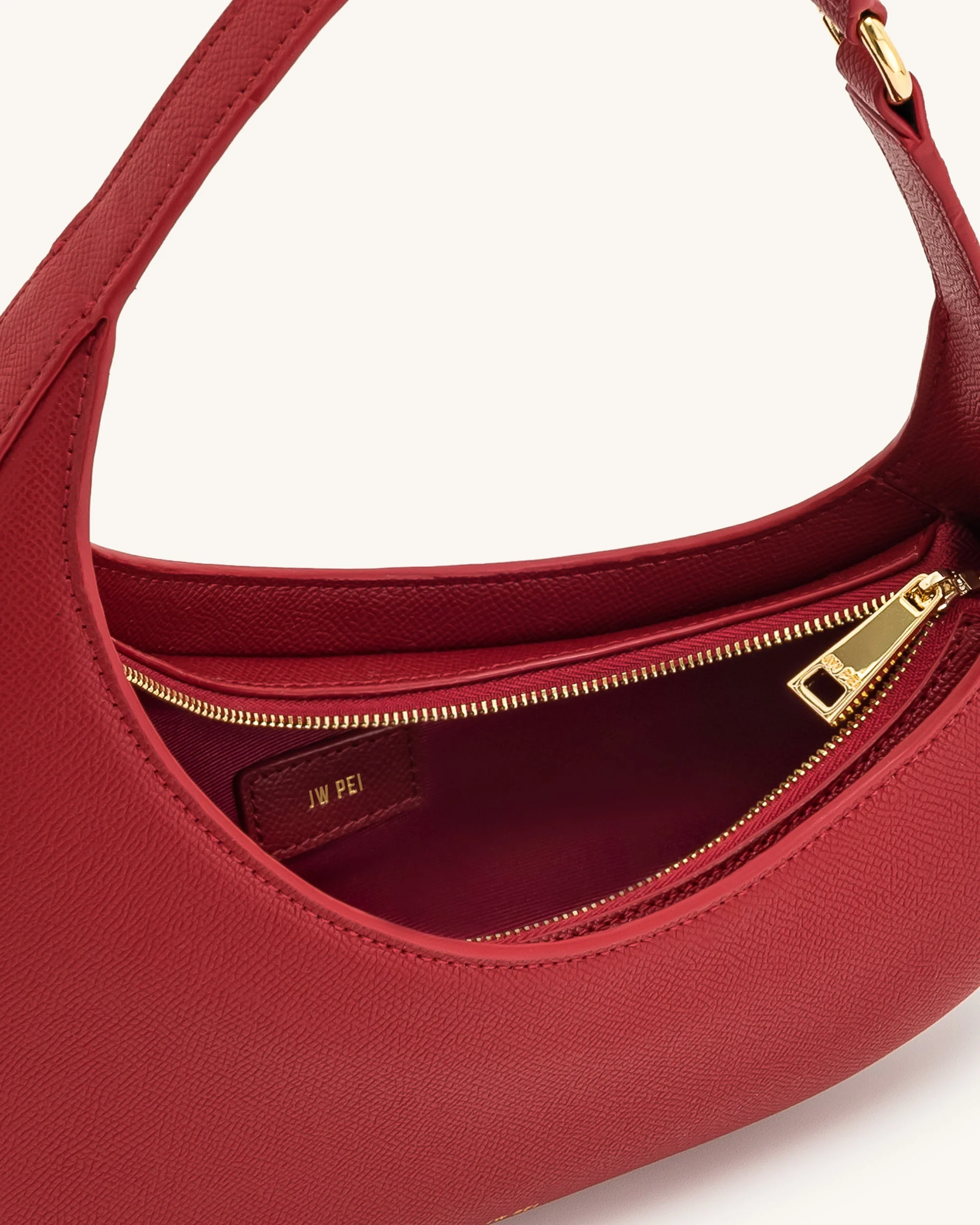 Harlee Shoulder Bag - Red - Image 5