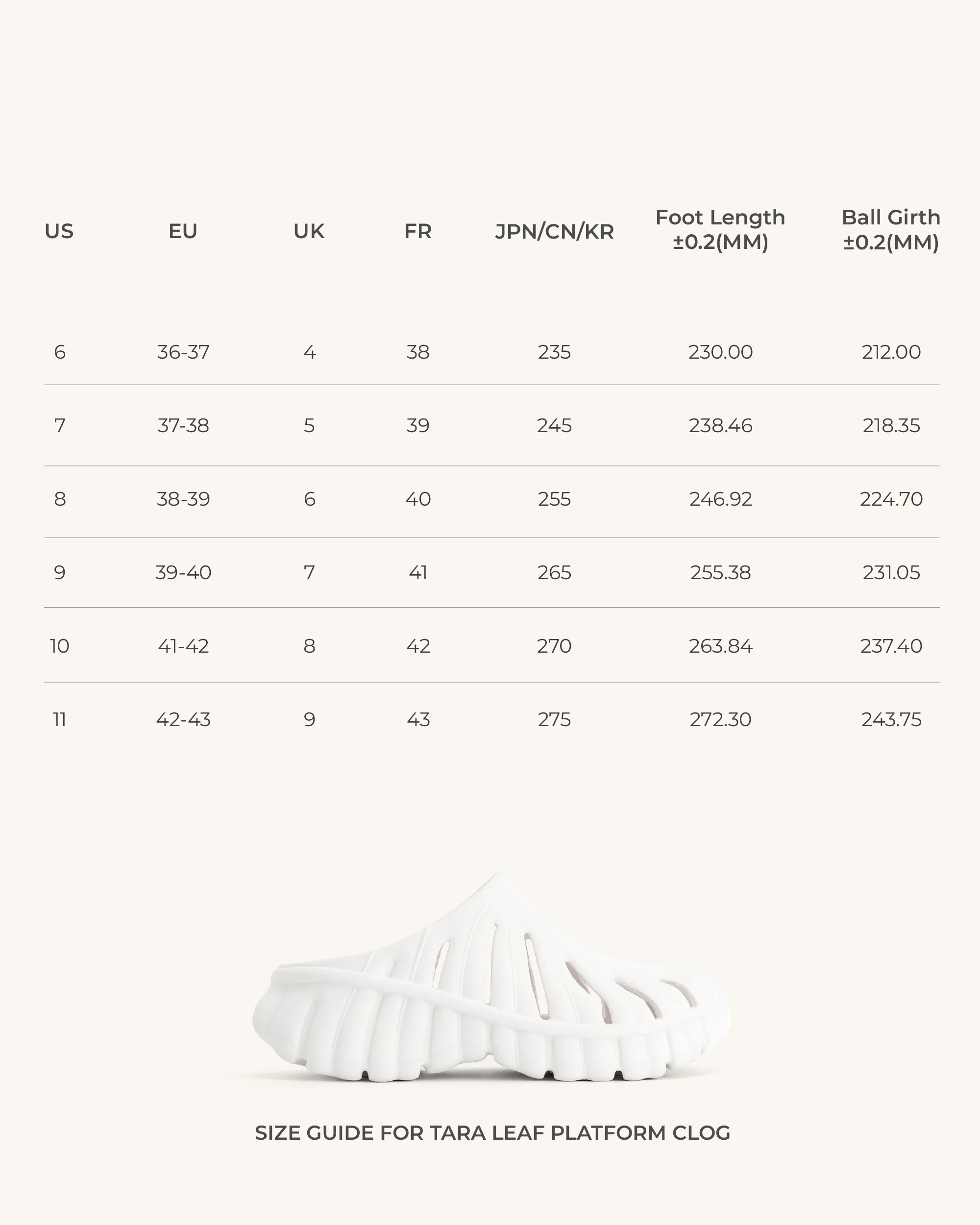 Tara Leaf Platform Clog - White - Image 6