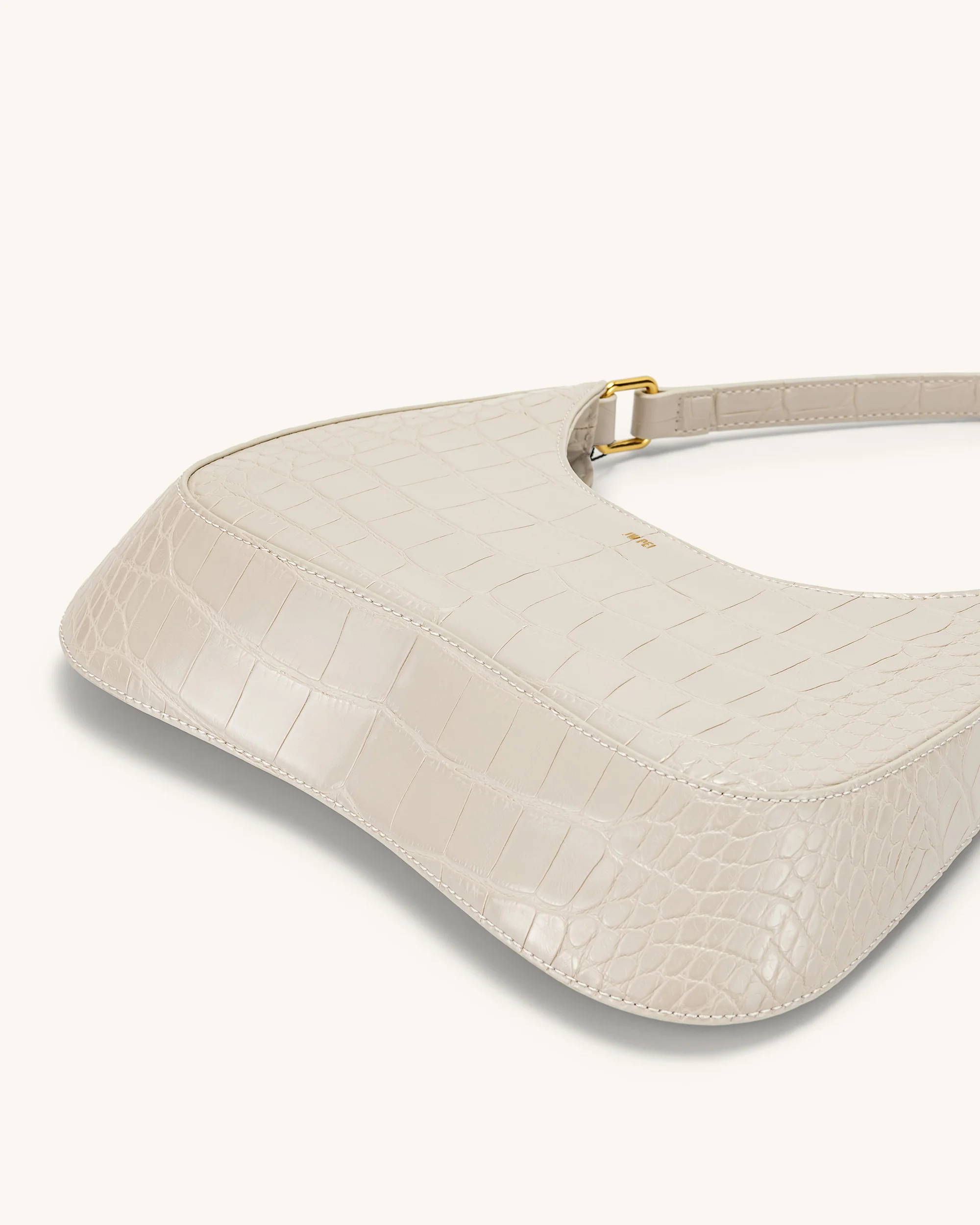 Ruby Shoulder Bag - White Croc - Image 5